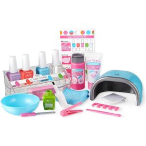 imageMelissa ampamp Doug Love Your Look Pretend Nail Care Play Set  20 Pieces for MessFree Play ManiPedis Does NOT Contain Real Cosmetics PinkPretend Nail Care Kit