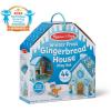 imageMelissa ampamp Doug Winter Frost Wooden Gingerbread House Play Set for Boys and Girls 3