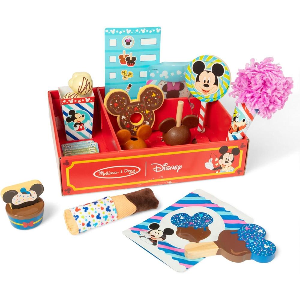 imageMelissa ampamp Doug Disney Snacks ampamp Popcorn Wooden Play Food Set  24 Pieces  Mickey Mouse Minnie Wooden Toy for Boys and for Girls 3  FSC Certified