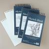 image55quot x 85quot Sketchbook Set Top Spiral Bound Sketch Pad 3 Pack 100Sheets Each 68lb100gsm Acid Free Art Sketch Book Artistic Drawing Painting Writing Paper for Beginners ArtistsBlue