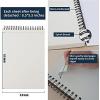image55quot x 85quot Sketchbook Set Top Spiral Bound Sketch Pad 3 Pack 100Sheets Each 68lb100gsm Acid Free Art Sketch Book Artistic Drawing Painting Writing Paper for Beginners ArtistsBlue