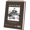 image8quot x 10quot Sketch Book 100 Sheets Hardcover Sketchbook 68 lb100gsm Drawing Paper for Adults Spiral Bound Sketch Pad Art Paper for Drawing and Painting for Art Supplies for College StudentsBrown