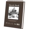 image8quot x 10quot Sketch Book 100 Sheets Hardcover Sketchbook 68 lb100gsm Drawing Paper for Adults Spiral Bound Sketch Pad Art Paper for Drawing and Painting for Art Supplies for College StudentsBrown
