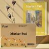 image8quot x 10quot Sketch Book 100 Sheets Hardcover Sketchbook 68 lb100gsm Drawing Paper for Adults Spiral Bound Sketch Pad Art Paper for Drawing and Painting for Art Supplies for College StudentsYellow