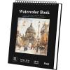 image8quot x 10quot Sketch Book 100 Sheets Hardcover Sketchbook 68 lb100gsm Drawing Paper for Adults Spiral Bound Sketch Pad Art Paper for Drawing and Painting for Art Supplies for College StudentsSatind Black