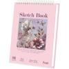 image8quot x 10quot Sketch Book 100 Sheets Hardcover Sketchbook 68 lb100gsm Drawing Paper for Adults Spiral Bound Sketch Pad Art Paper for Drawing and Painting for Art Supplies for College StudentsPink
