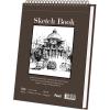 imageSketch Book 11 x 14 100 Sheets Top Spiral Sketchbook 68lb 100gsm Drawing Paper Pad Sketch Pads for Drawing for Adults Large SketchbookBrown