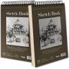 imageSketch Book 11 x 14 100 Sheets Top Spiral Sketchbook 68lb 100gsm Drawing Paper Pad Sketch Pads for Drawing for Adults Large SketchbookBrown