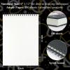 imageSketch Book 11 x 14 100 Sheets Top Spiral Sketchbook 68lb 100gsm Drawing Paper Pad Sketch Pads for Drawing for Adults Large SketchbookSatind Black