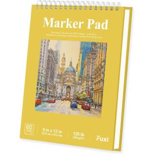 imageSketch Book 11 x 14 100 Sheets Top Spiral Sketchbook 68lb 100gsm Drawing Paper Pad Sketch Pads for Drawing for Adults Large SketchbookYellow