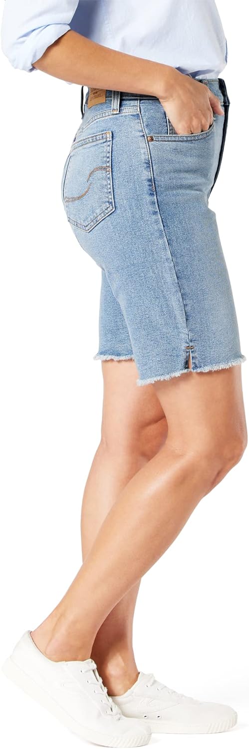 imageSignature by Levi Strauss ampamp Co Gold Womens Heritage High Rise 9quot Bermuda Short Available in Plus SizeNew Indio Palms