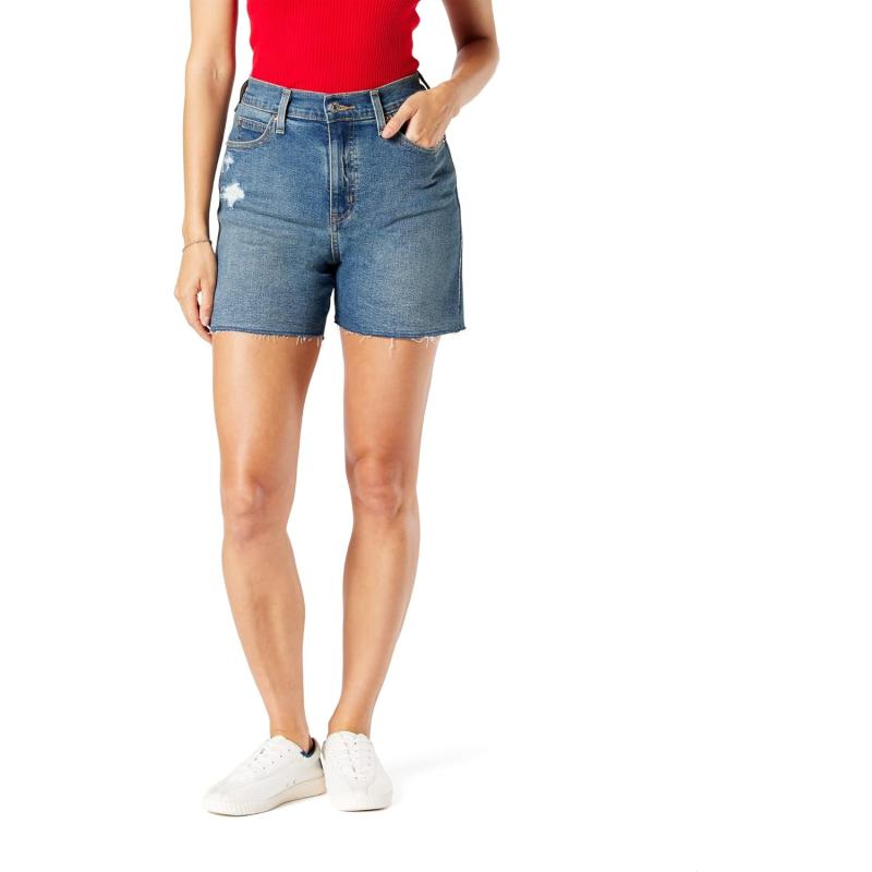 imageSignature by Levi Strauss ampamp Co Gold Womens Heritage High Rise 5quot Short Available in Plus SizeNew Ludlow Highway
