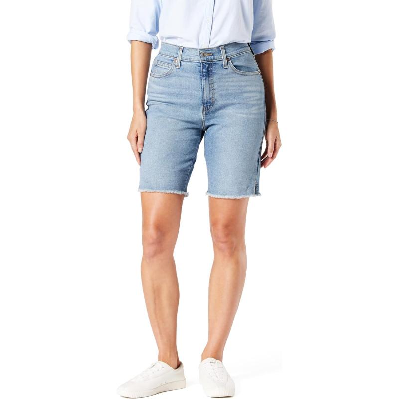 imageSignature by Levi Strauss ampamp Co Gold Womens Heritage High Rise 9quot Bermuda Short Available in Plus SizeNew Indio Palms