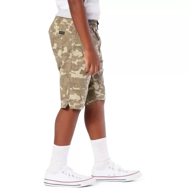imageSignature by Levi Strauss ampamp Co Gold Boys Easy Pullon Flat Front ShortsVintage Camo Olive