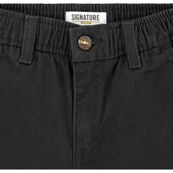 imageSignature by Levi Strauss ampamp Co Gold Boys Pull on Uniform ShortsJet Black