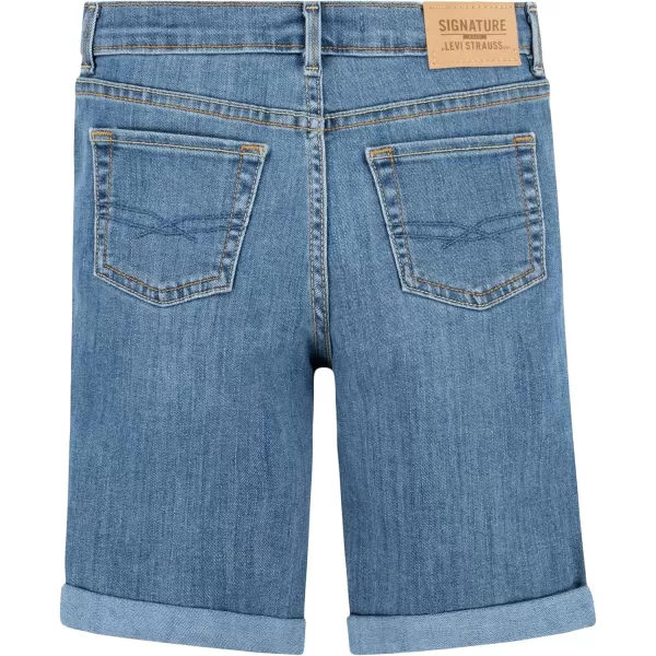 imageSignature by Levi Strauss ampamp Co Gold Girls Bermuda ShortFunnel Cake Blue