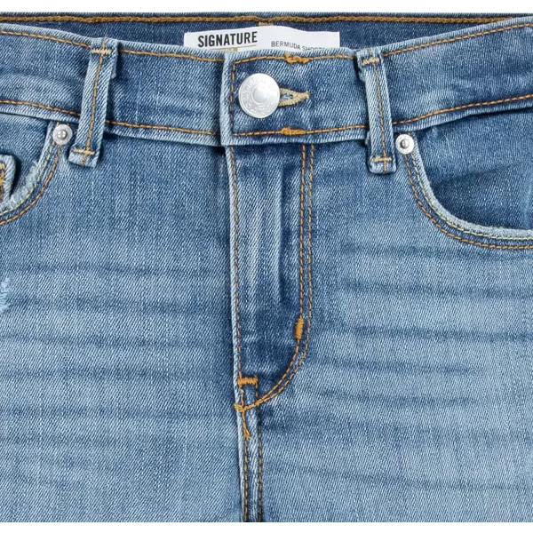 imageSignature by Levi Strauss ampamp Co Gold Girls Bermuda ShortFunnel Cake Blue