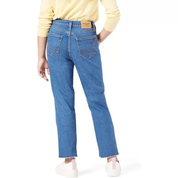 imageSignature by Levi Strauss ampamp Co Gold Girls High Rise Ankle Straight JeansNew Make a Splash