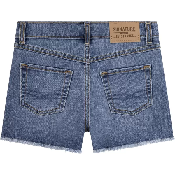 imageSignature by Levi Strauss ampamp Co Gold Girls High Rise CutOff ShortFunnel Cake