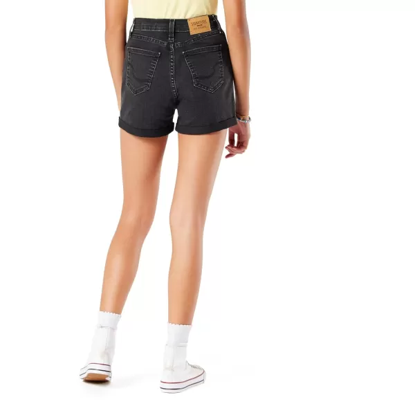 imageSignature by Levi Strauss ampamp Co Gold Girls HighRise Mom ShortNew Black Sands Beach