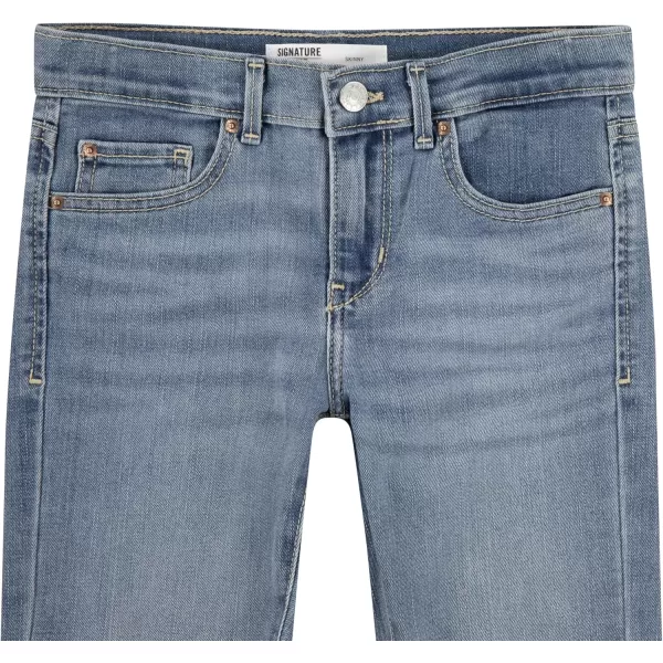 imageSignature by Levi Strauss ampamp Co Gold Girls Skinny JeansBdazzle Blue