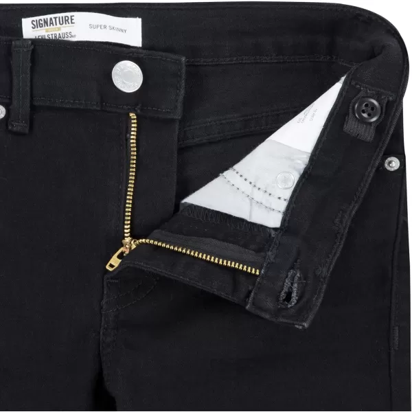imageSignature by Levi Strauss ampamp Co Gold Girls Super Skinny JeansBlack Diamond