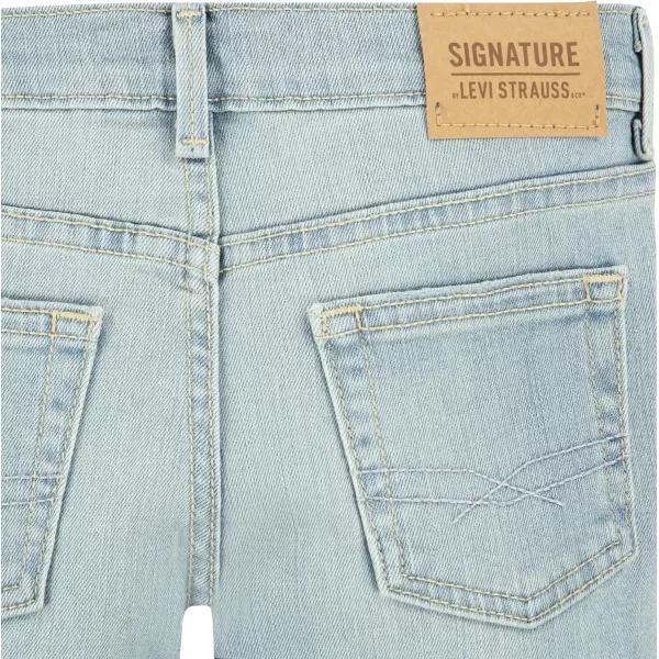 imageSignature by Levi Strauss ampamp Co Gold Girls Super Skinny JeansOne Wish Destructed