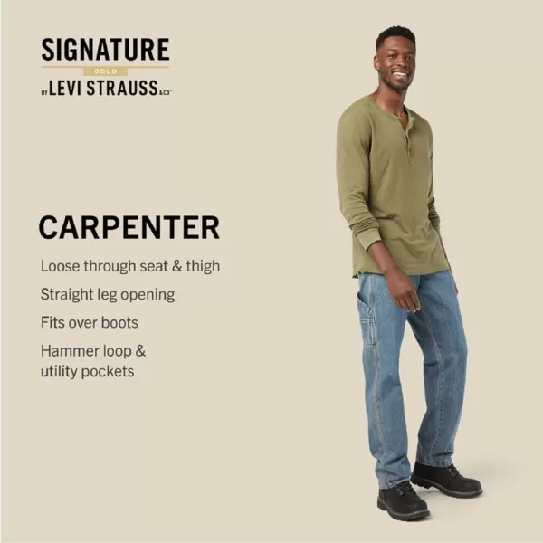 imageSignature by Levi Strauss ampamp Co Gold Mens Carpenter JeansClement