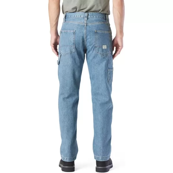 imageSignature by Levi Strauss ampamp Co Gold Mens Carpenter JeansSignature Light Indigowaterless