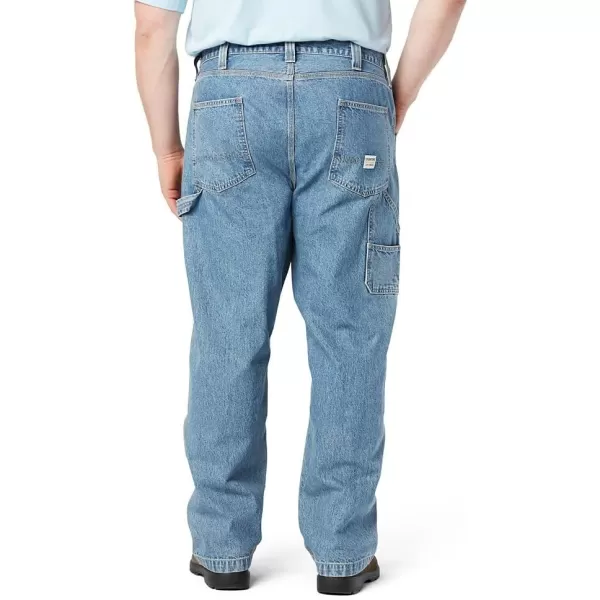 imageSignature by Levi Strauss ampamp Co Gold Mens Carpenter JeansSignature Light Indigowaterless