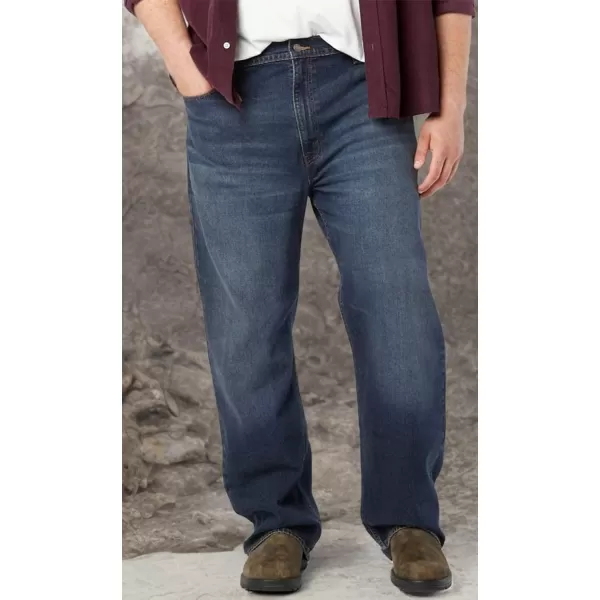 imageSignature by Levi Strauss ampamp Co Gold Mens Loose Fit JeansMidnight Cavern