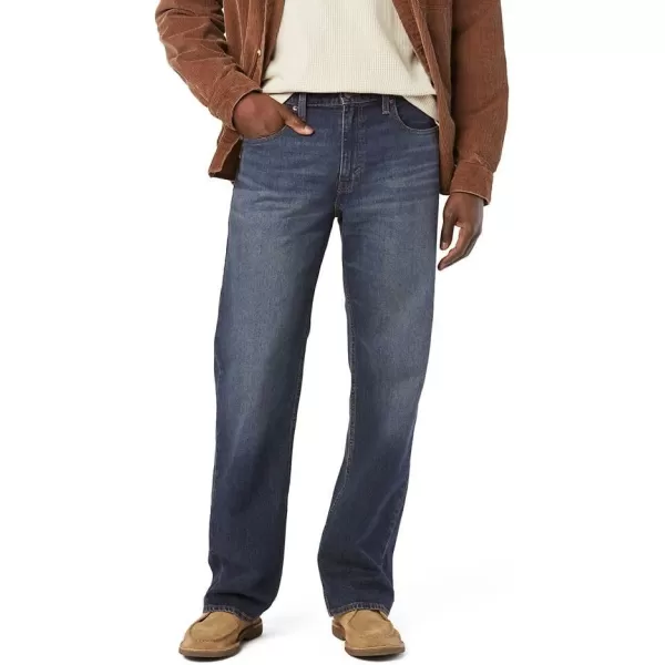 imageSignature by Levi Strauss ampamp Co Gold Mens Loose Fit JeansMidnight Cavern