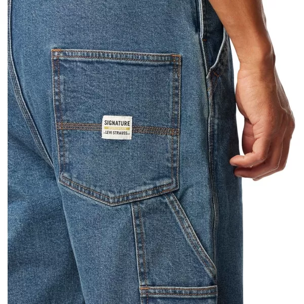 imageSignature by Levi Strauss ampamp Co Gold Mens Overalls Also Available in Big ampamp Tall jeansMedium Indigo