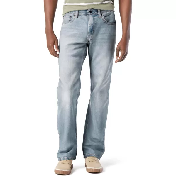 imageSignature by Levi Strauss ampamp Co Gold Mens Relaxed Fit Flex JeansDrizzle Flx