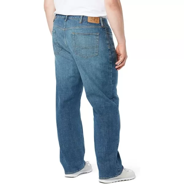 imageSignature by Levi Strauss ampamp Co Gold Mens Relaxed Fit Flex JeansHazy Horizon  Stretch Waistband