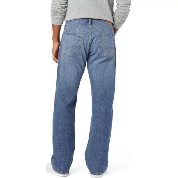 imageSignature by Levi Strauss ampamp Co Gold Mens Relaxed Fit Flex JeansHazy Horizon  Stretch Waistband