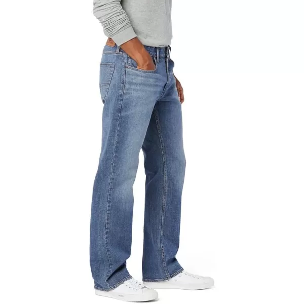 imageSignature by Levi Strauss ampamp Co Gold Mens Relaxed Fit Flex JeansHazy Horizon  Stretch Waistband