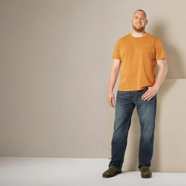 imageSignature by Levi Strauss ampamp Co Gold Mens Relaxed Fit Flex JeansHeadlands