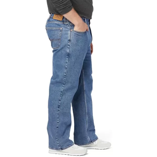 imageSignature by Levi Strauss ampamp Co Gold Mens Relaxed Fit Flex JeansMedium Indigowaterless