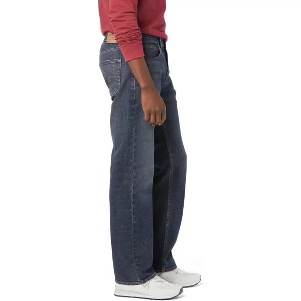 imageSignature by Levi Strauss ampamp Co Gold Mens Relaxed Fit Flex JeansMystic Maze  Stretch Waistband