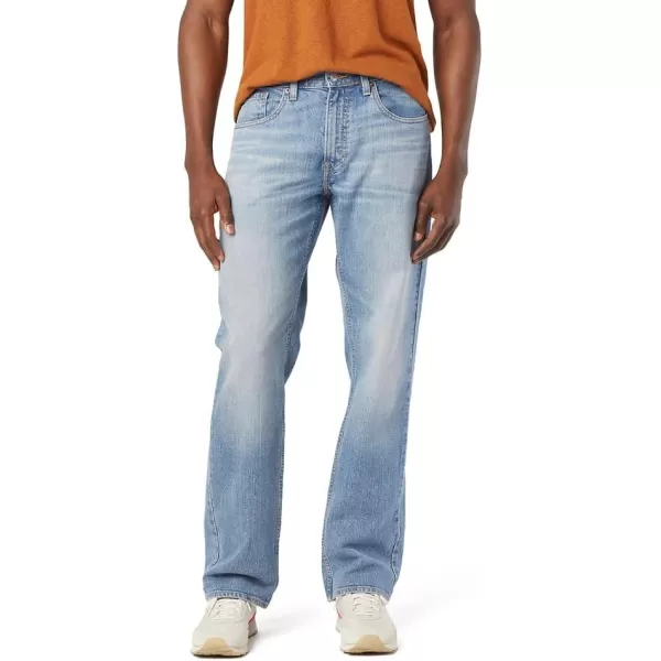 imageSignature by Levi Strauss ampamp Co Gold Mens Relaxed Fit Flex JeansPalisade  Stretch Waistband
