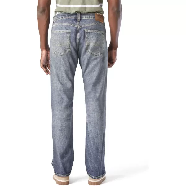 imageSignature by Levi Strauss ampamp Co Gold Mens Relaxed Fit Flex JeansRip Current