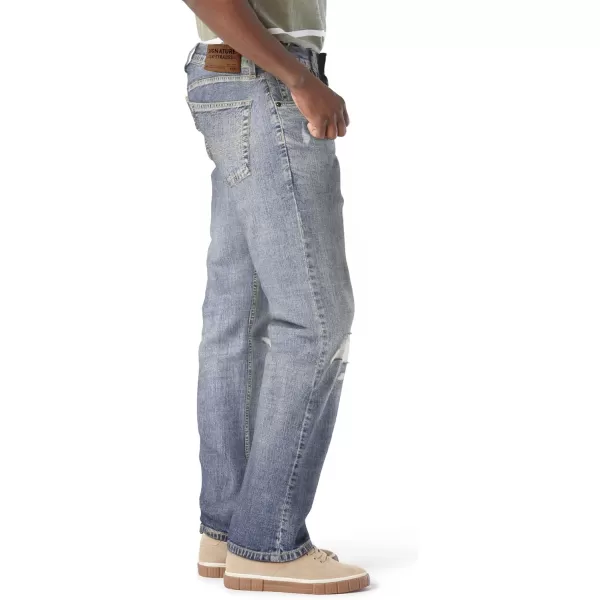 imageSignature by Levi Strauss ampamp Co Gold Mens Relaxed Fit Flex JeansRip Current