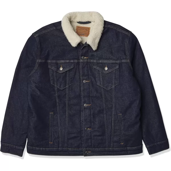imageSignature by Levi Strauss ampamp Co Gold Mens Signature Sherpa Lined Trucker JacketWere Not Going to Take It  Waterless