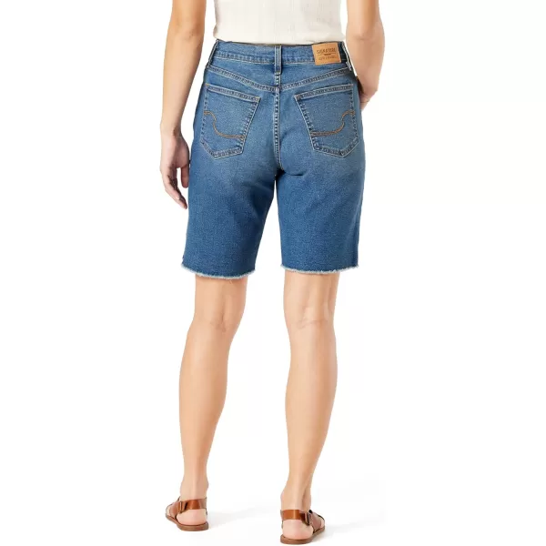 imageSignature by Levi Strauss ampamp Co Gold Womens Heritage High Rise 9quot Bermuda Short Available in Plus SizeNew Boardwalk Blues