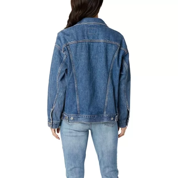 imageSignature by Levi Strauss ampamp Co Gold Womens Loose Trucker Jacket Standard and PlusNew Whispering Pines