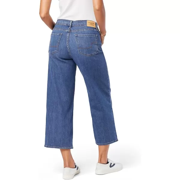 imageSignature by Levi Strauss ampamp Co Gold Womens Mid Rise Wide Leg Capri Also Available in Plus SizeNew Over the Moon