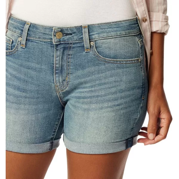 imageSignature by Levi Strauss ampamp Co Gold Womens MidRise Shorts Available in Plus SizeBlue Ice