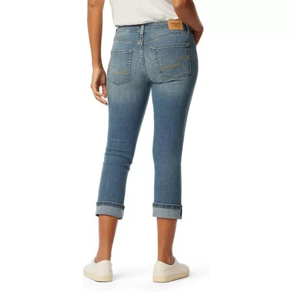 imageSignature by Levi Strauss ampamp Co Gold Womens MidRise Slim Fit Capris Available in Plus SizeBlue Ice