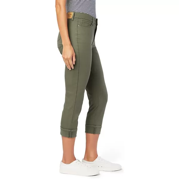 imageSignature by Levi Strauss ampamp Co Gold Womens MidRise Slim Fit Capris Available in Plus SizeCool Sage